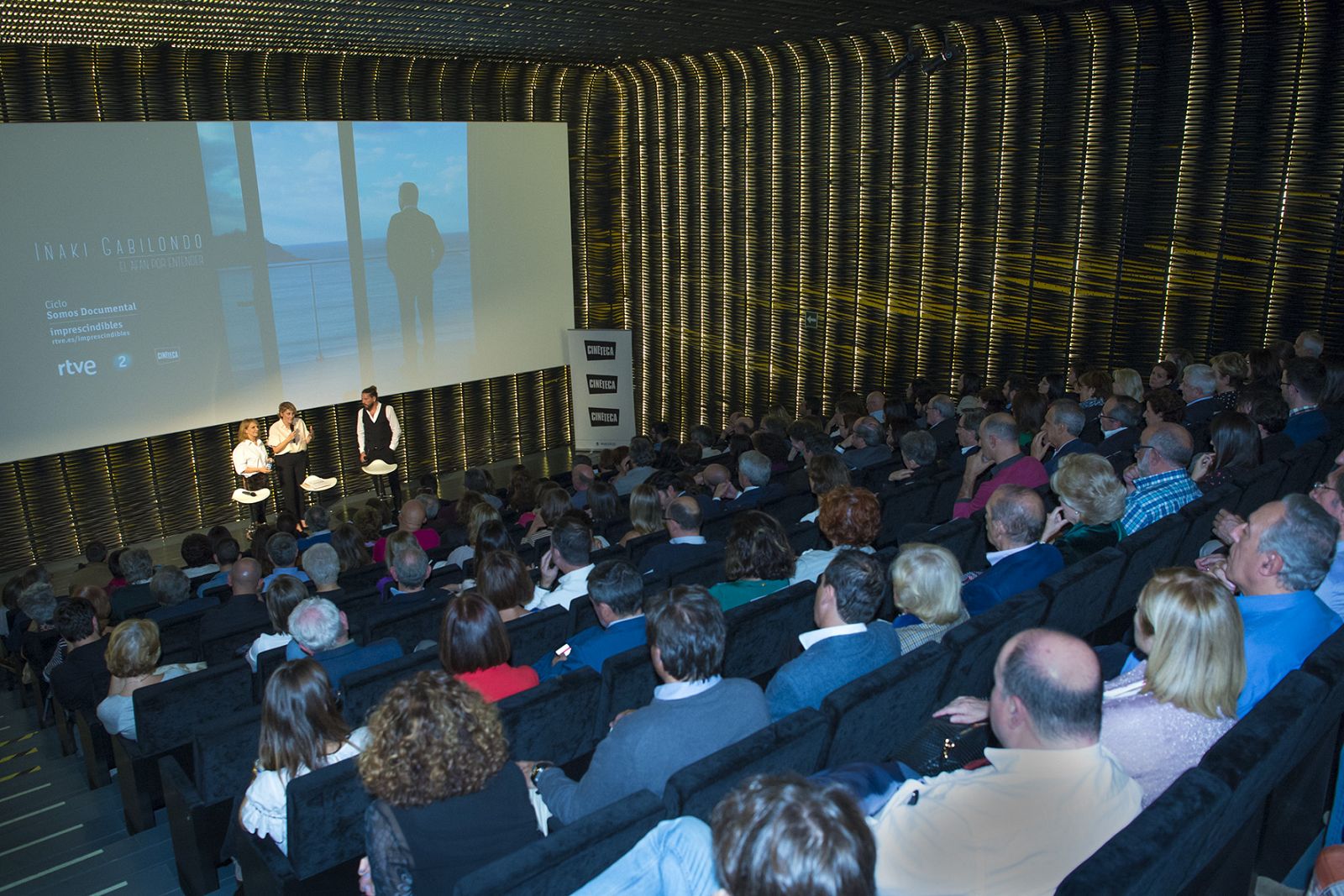 Presentación del documental anoche en Cineteca