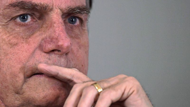 Jair Bolsonaro en una fotografía tomada el 28 de octubre
