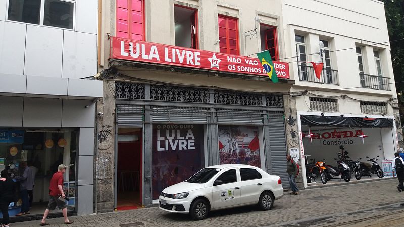 Sede del PT en Río de Janeiro