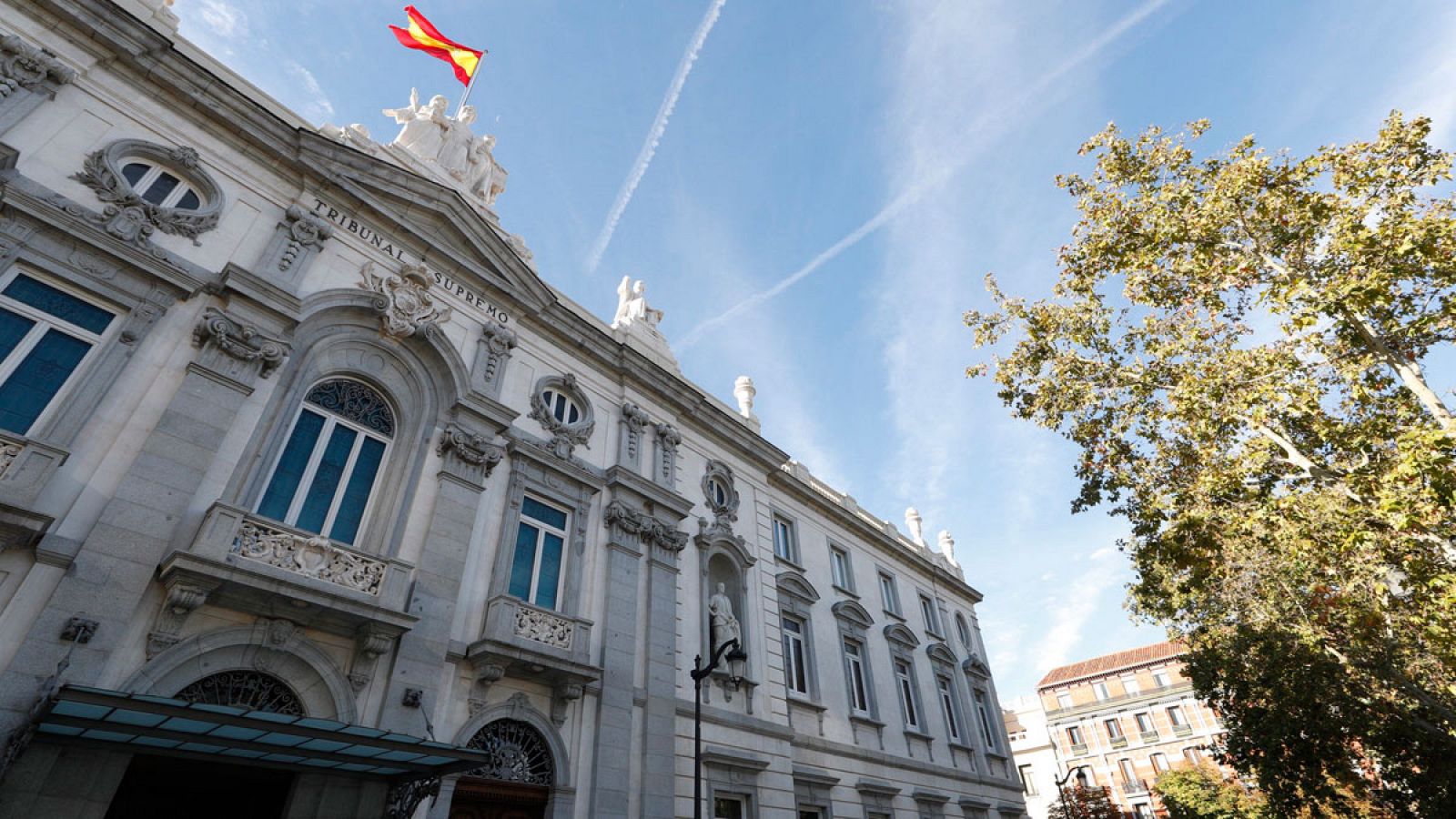 Vista de la fachada del Tribunal Supremo