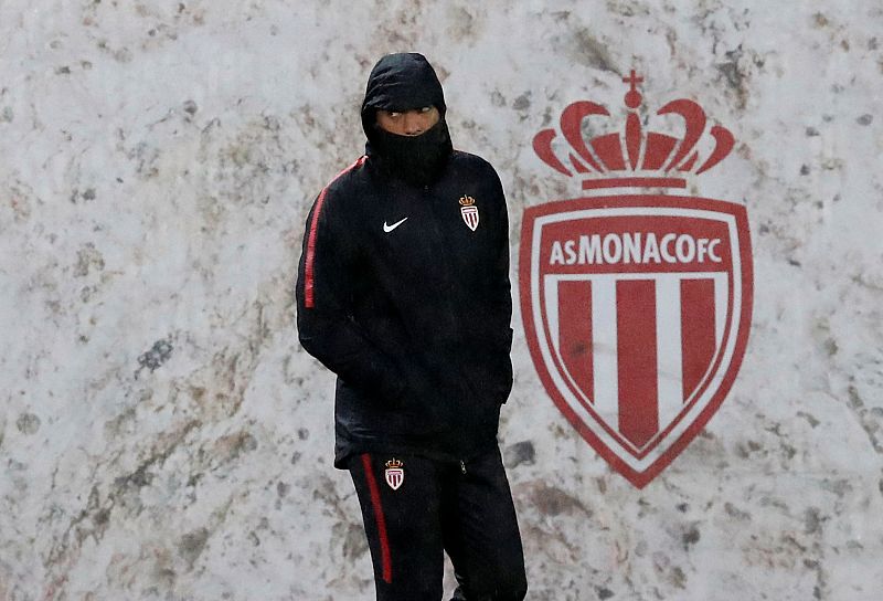 Imagen del entrenamiento del Mónaco.