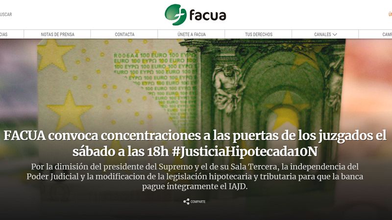 Web de Facua