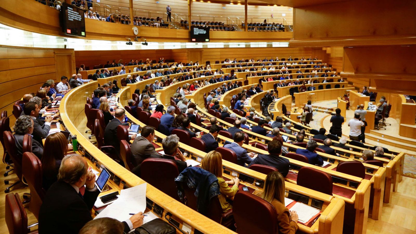 Imagen de un  pleno del Senado