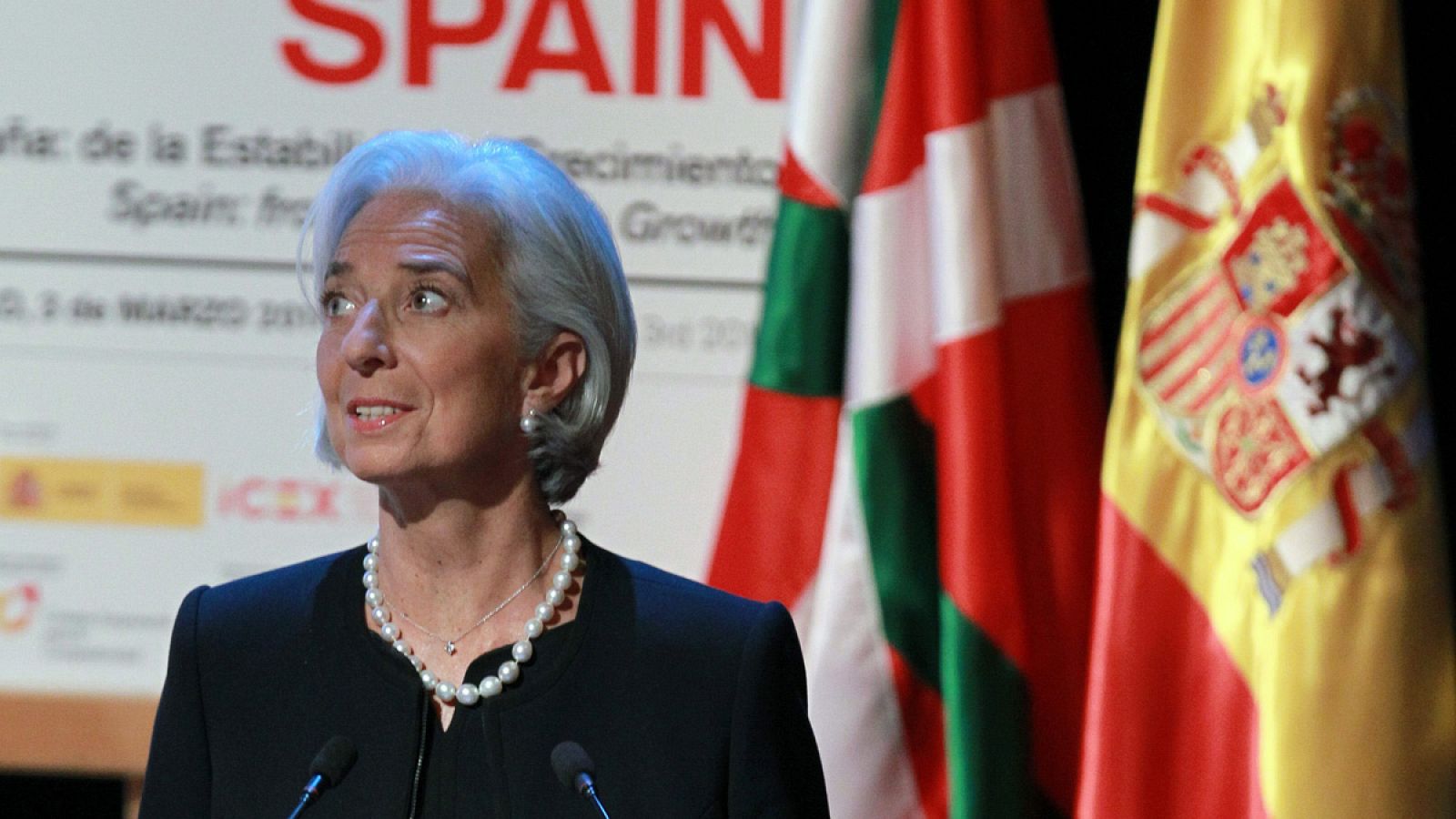 La presidenta del Fondo Monetario Internacional, Christine Lagarde, en una imagen de archivo