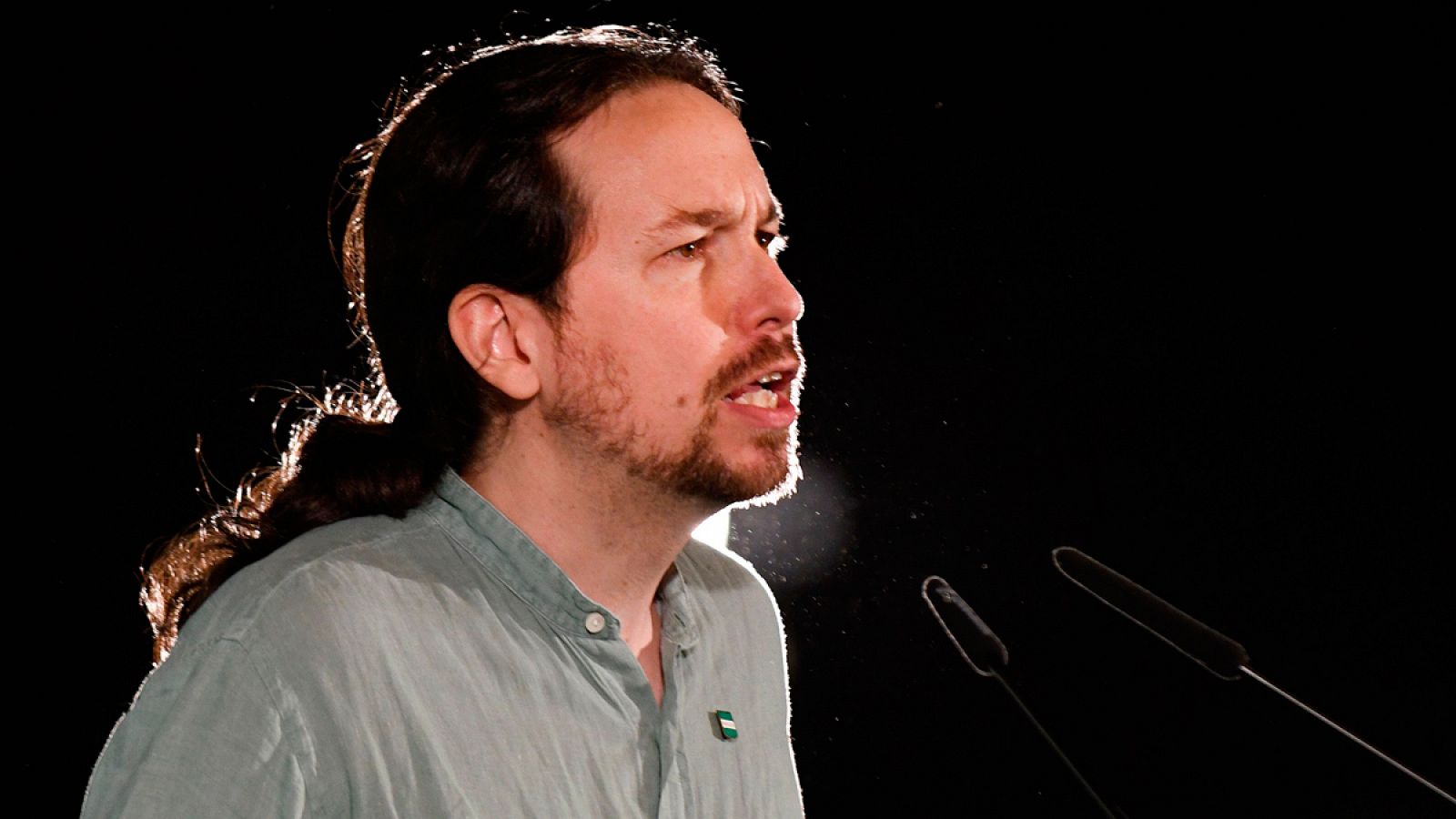 El líder de Podemos, Pablo Iglesias