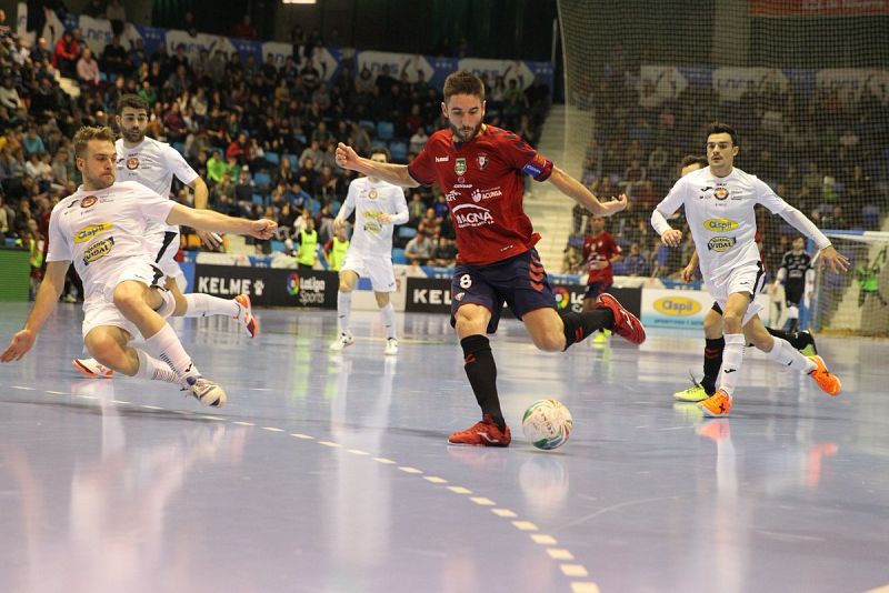 Imagen del partido entre Osasuna Magna y Aspil Vidal Navarra.