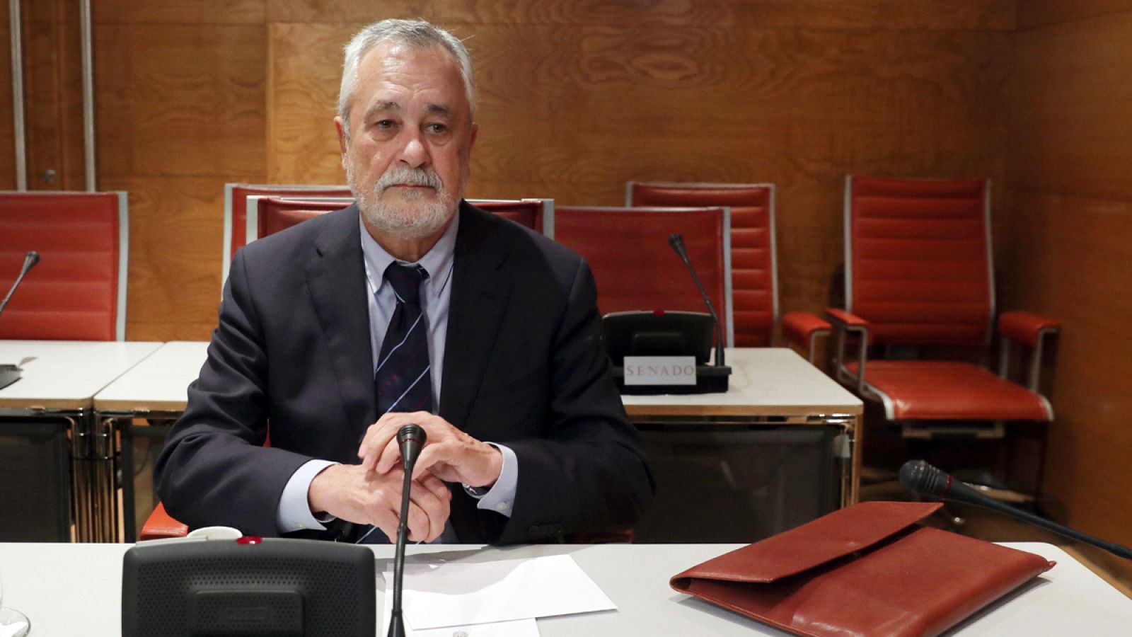 El expresidente de la Junta de Andalucía José Antonio Griñán en el Senado