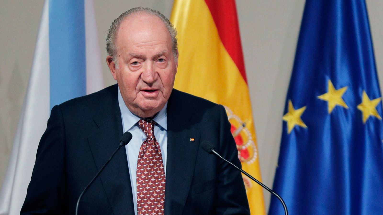 El rey emérito Juan Carlos I en un acto el pasado marzo