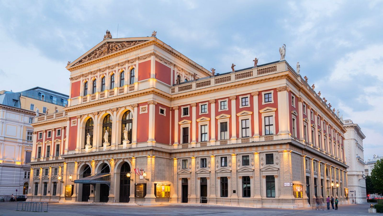 Fachada del Musikverein de Viena