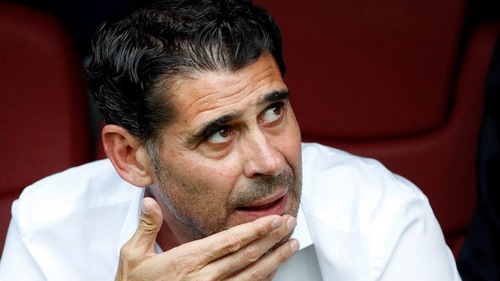 Fernando Hierro, en el pasado Mundial de Rusia.