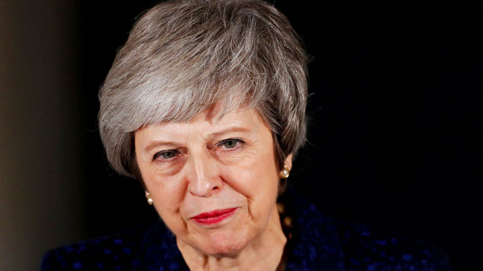 La primera ministra británica,Theresa May, en una imagen del 12 de diciembre del 2018.