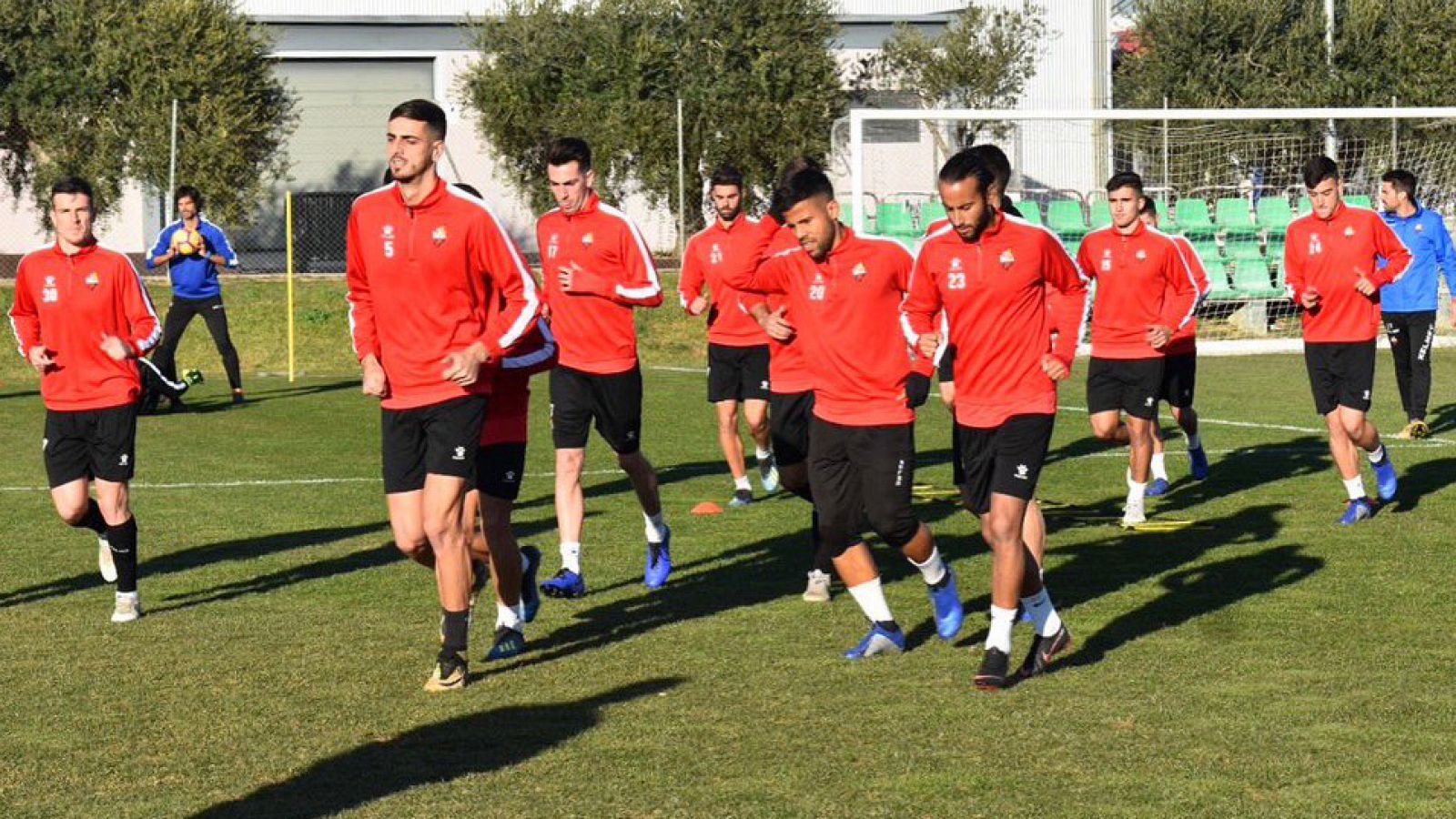 Entrenamiento del Reus Sportiu esta temporada