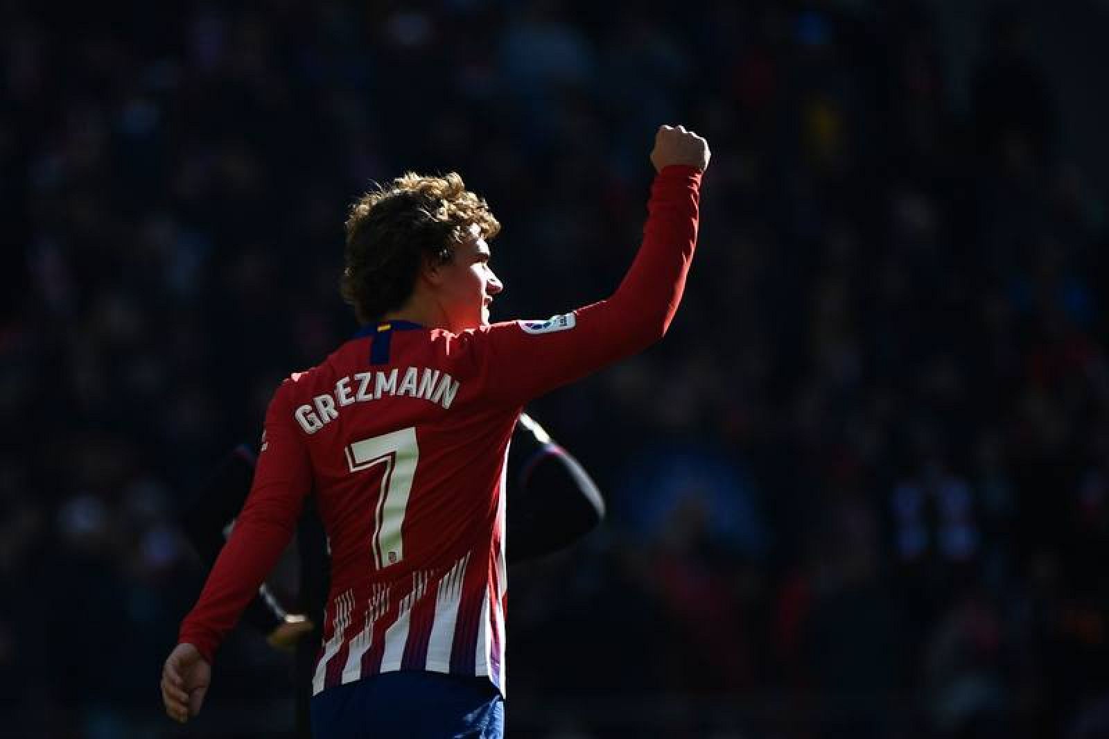  Griezmann celebra el gol del Atlético