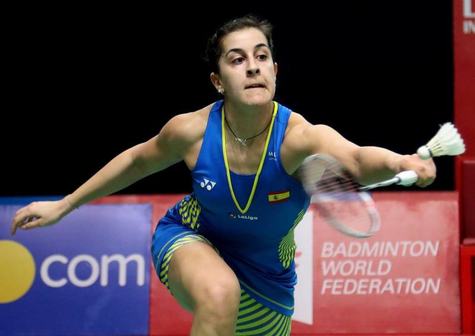 Carolina Marín, en acción en el Masters de Indonesia