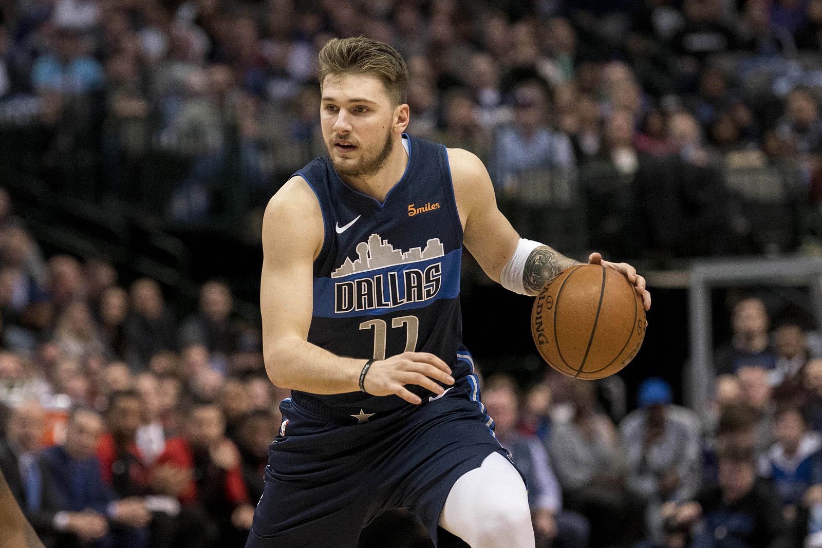 Doncic, en acción