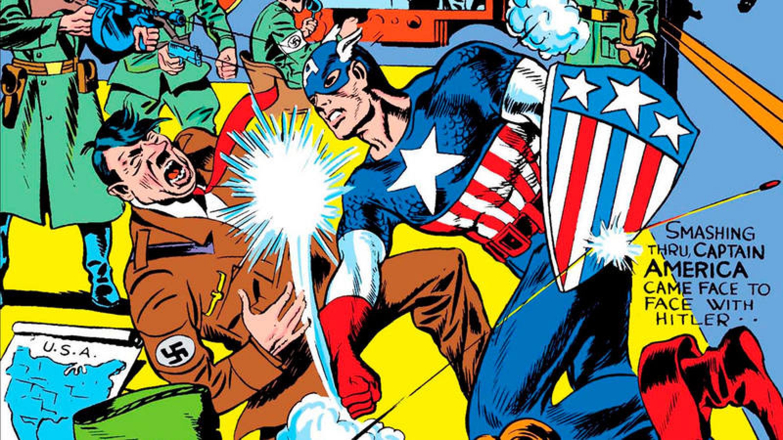 Cuando el Capitán América se enfrentó a Hitler 