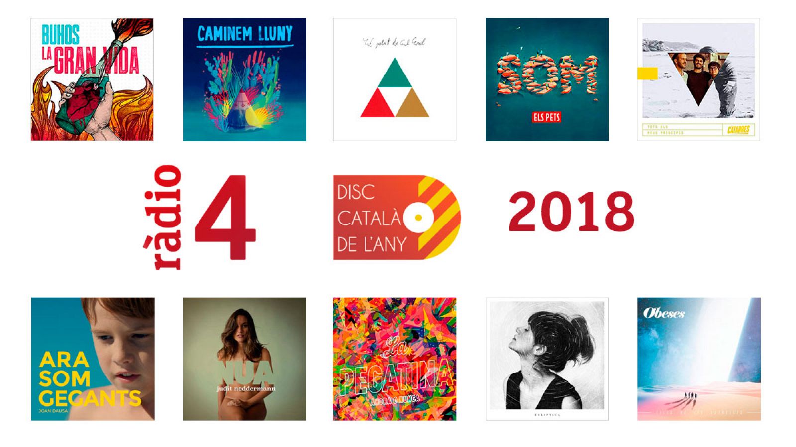 Gurps finalistes del Premi Disc Català de l'Any de Ràdio 4 2018