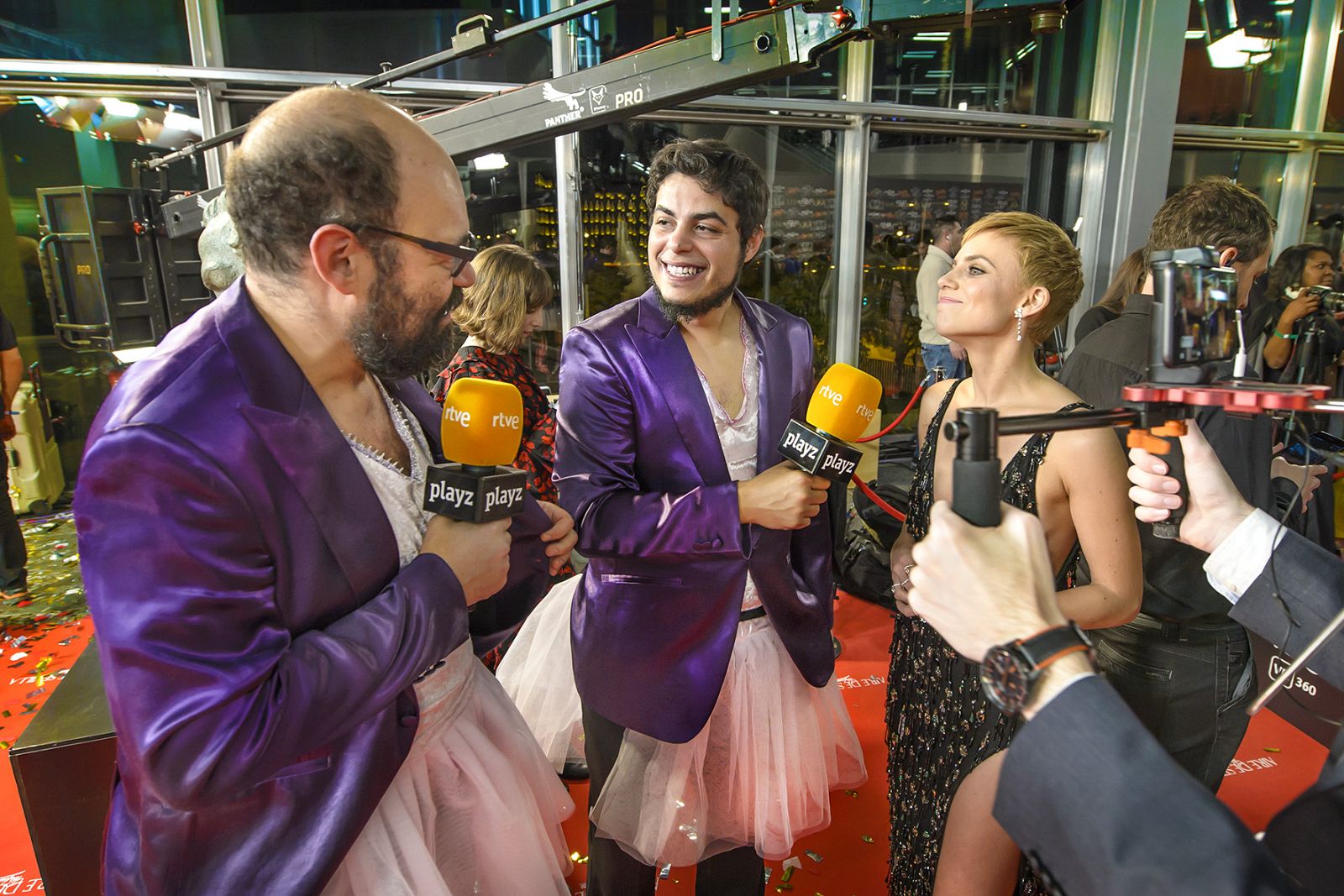 Goyas Golfxs de RTVE.es con Ignatius Farray y David Sáinz