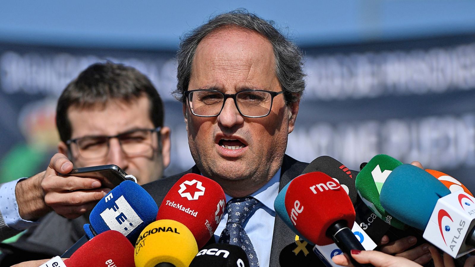 El presidente de la Generalitat, Quim Torra