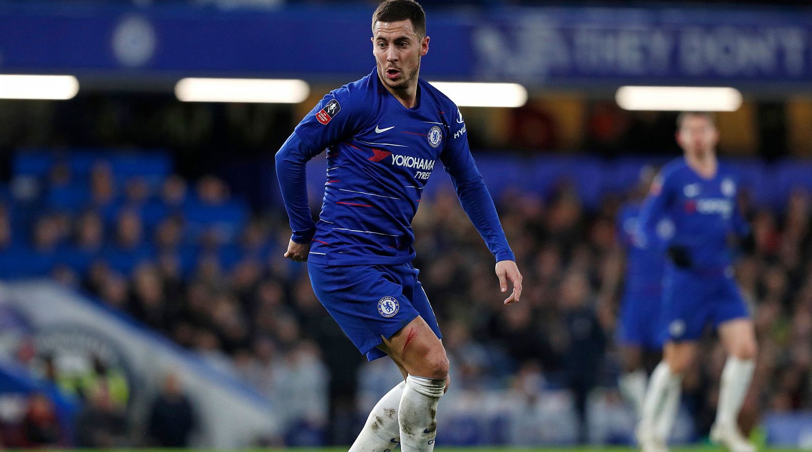 Eden Hazard, en un partido con el Chelsea.