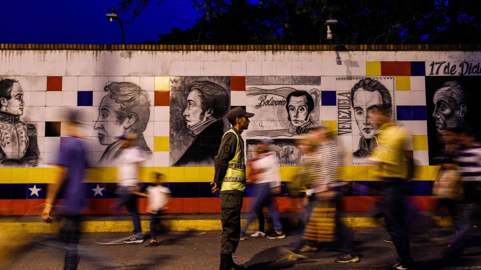 Una imagen del puente de Simón Bolívar, uno de los pasos fronterizos entre Venezuela y Colombia.