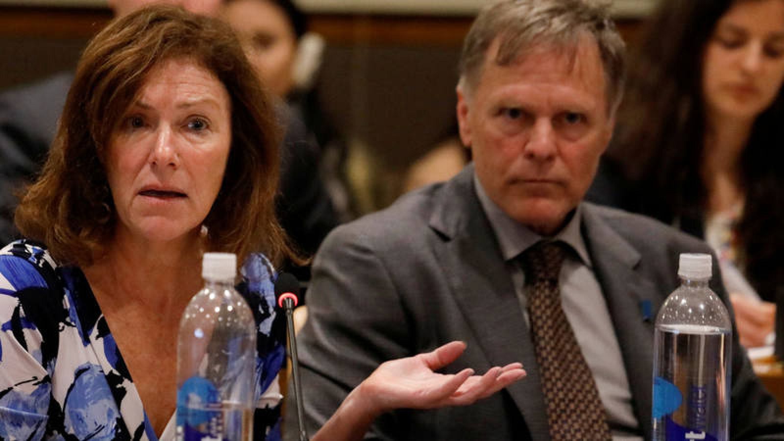 Cindy y Fred Warmbier, los padres de Otto Warmbier, en una imagen de mayo de 2018. 