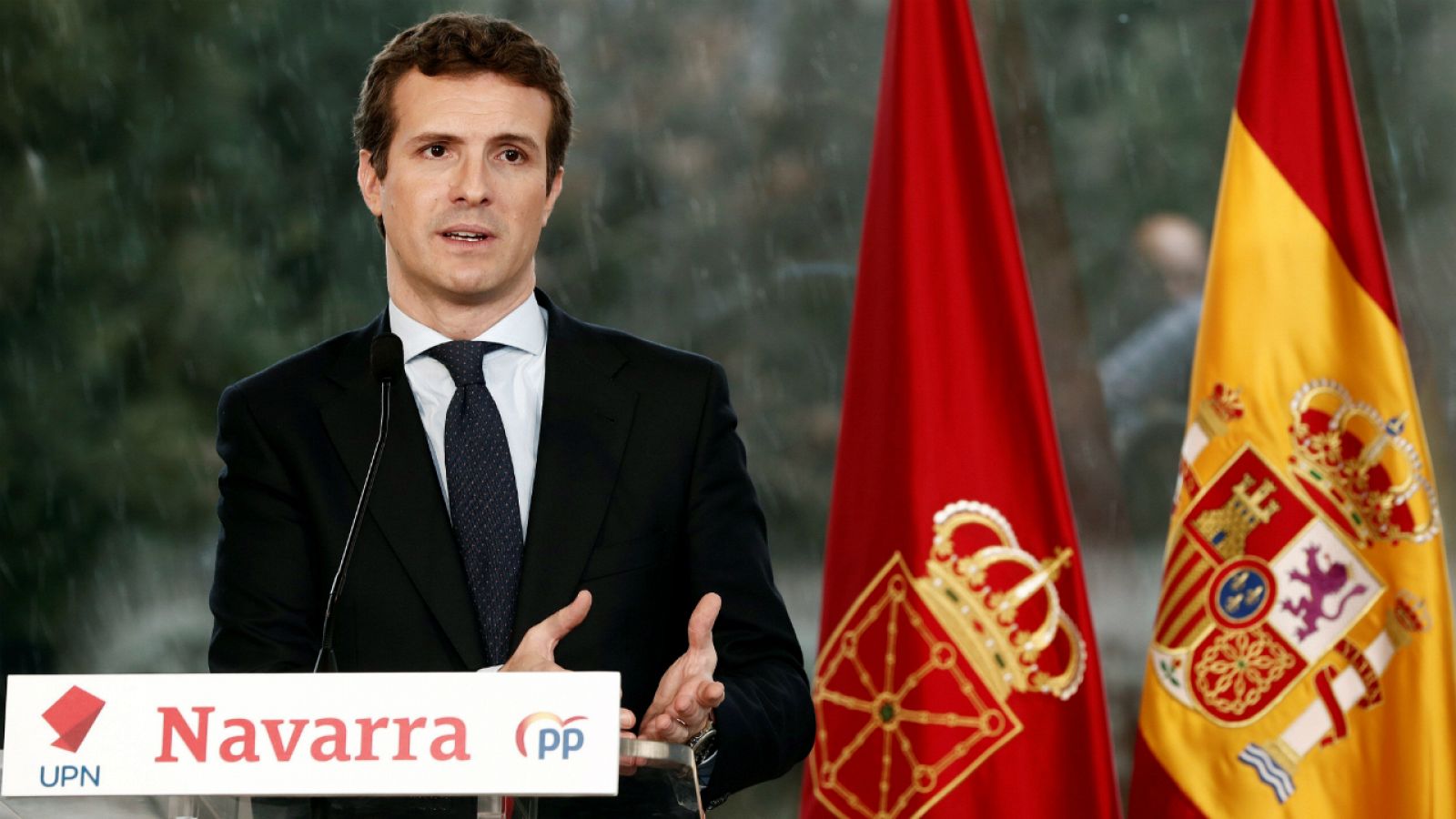 El presidente del PP Pablo Casado