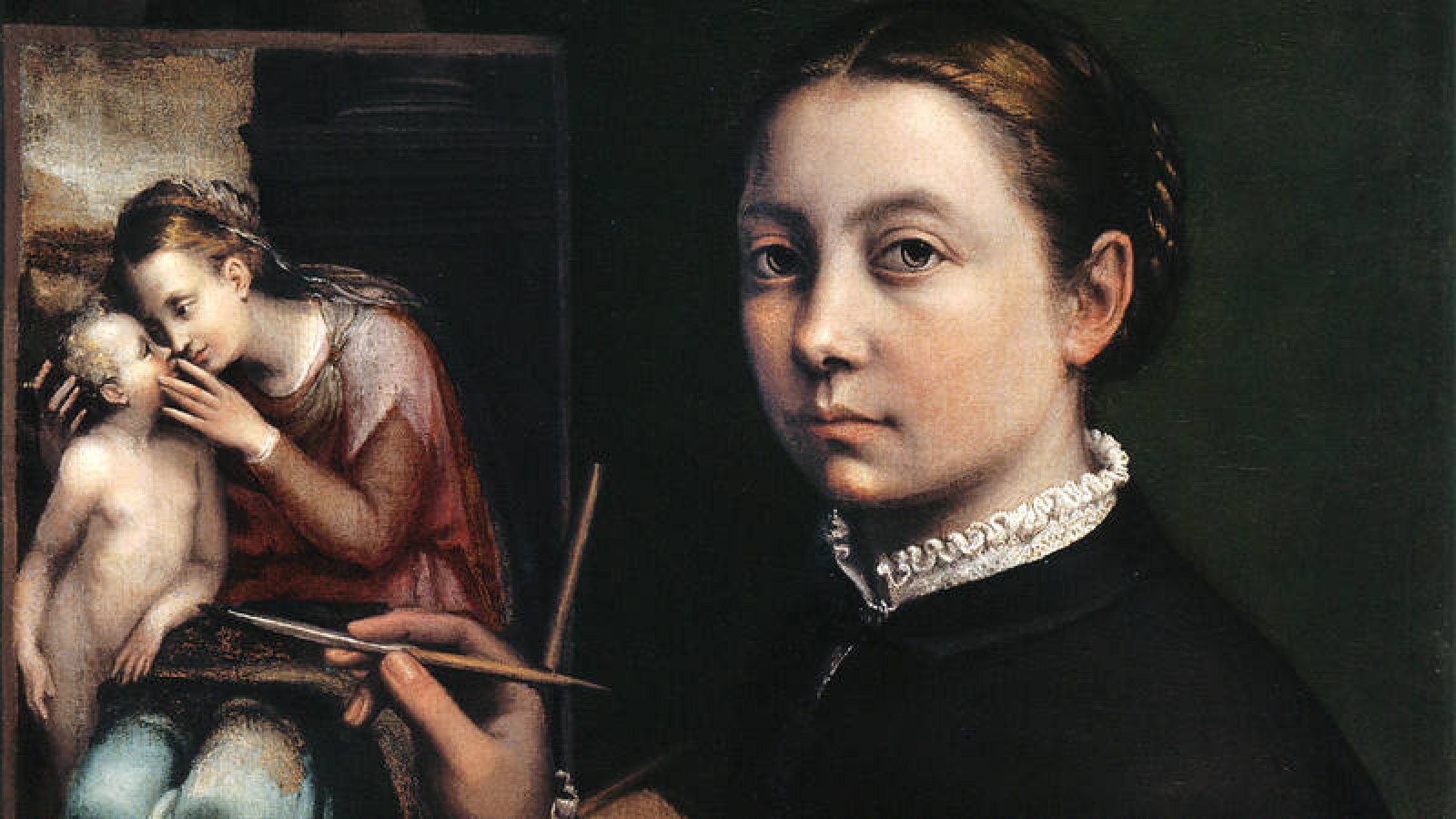 Autorretrato de Sofonisba Anguissola propiedad del museo Lancut de Polonia 