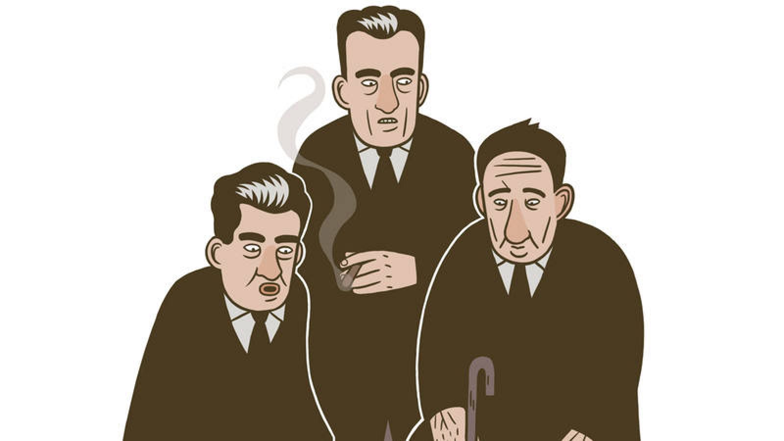 Recreación de una de las últimas imágenes de Antonio Machado