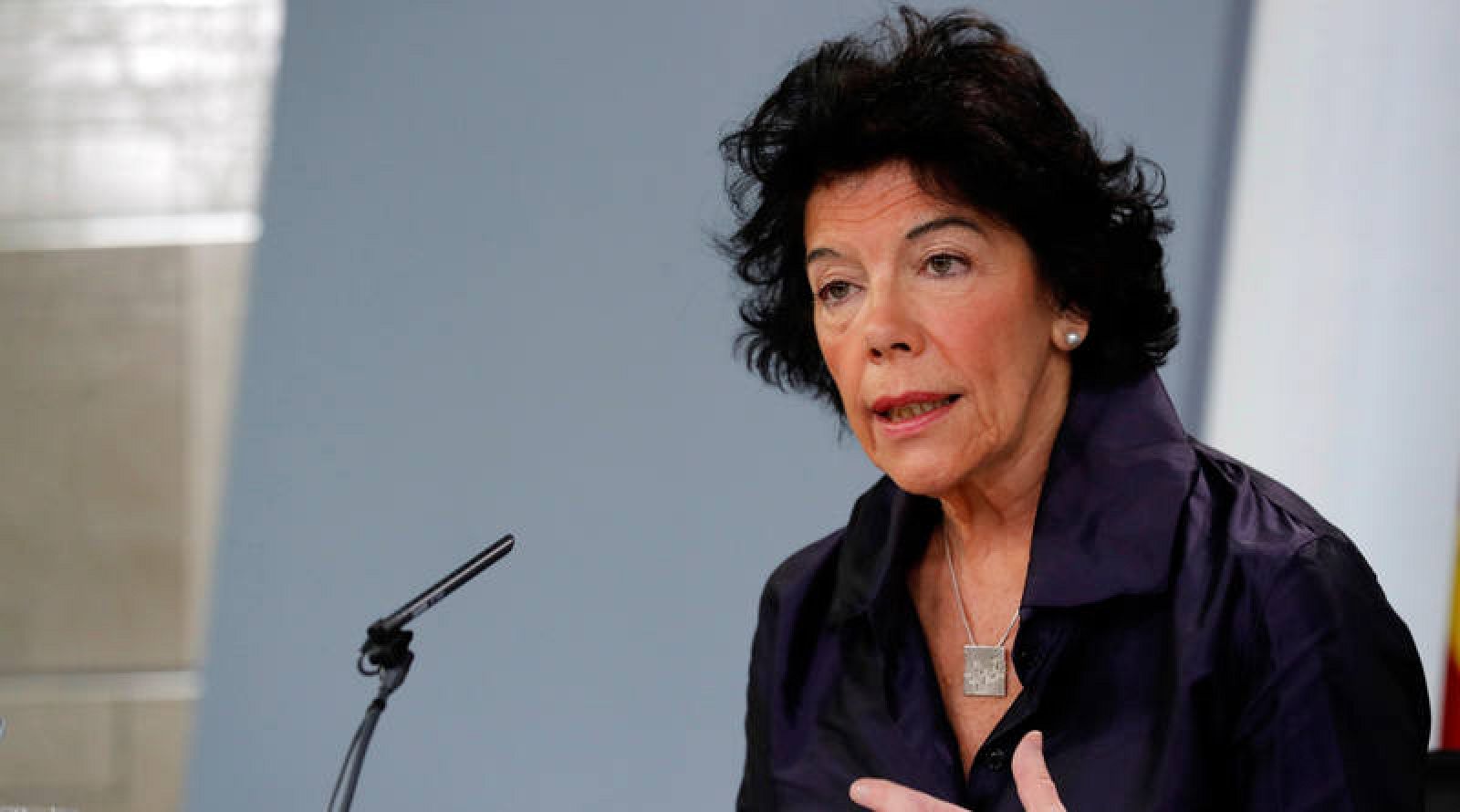 La portavoz del Gobierno, Isabel Celaá