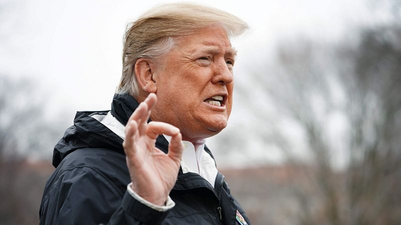 El presidente de EE.UU. Donald Trump