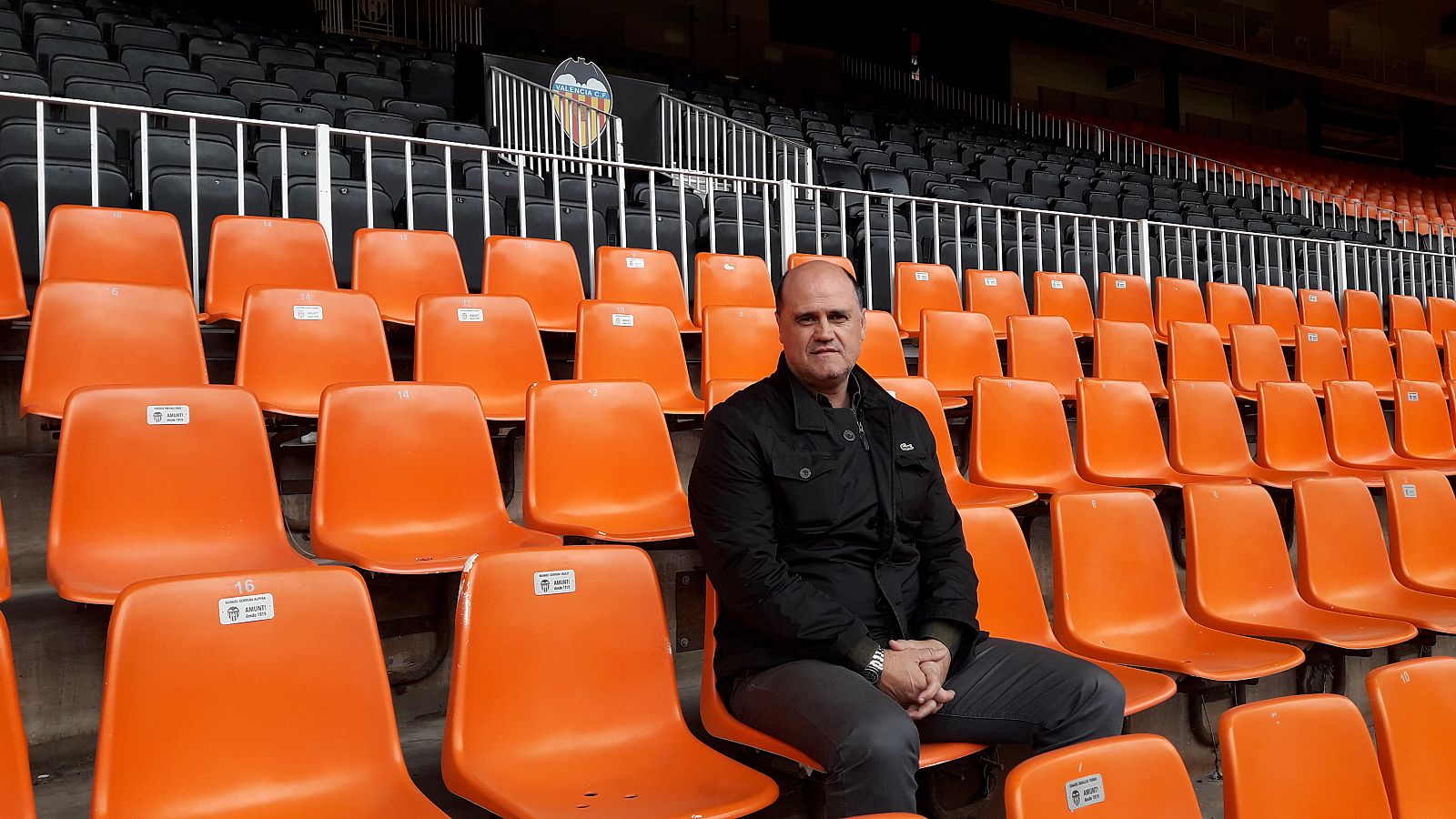 Fernando Gómez Colomer, en Mestalla.