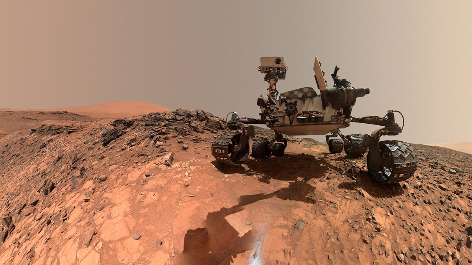 Curiosity ha recorrido 12 kilómetros durante 6 años en los que ha perforado 17 rocas para analizarlas.