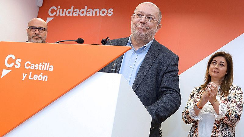 El candidato de Ciudadanos a la presidencia de la Junta de Castilla y León, Francisco Igea