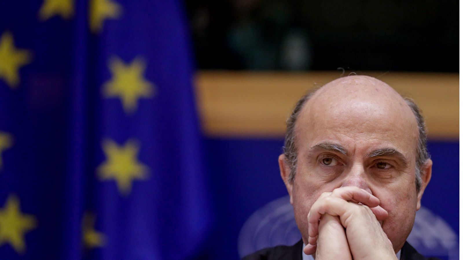 El vicepresidente del Banco Central Europeo, Luis de Guindos, comparece ante la comisión de Economía del Parlamento Europeo