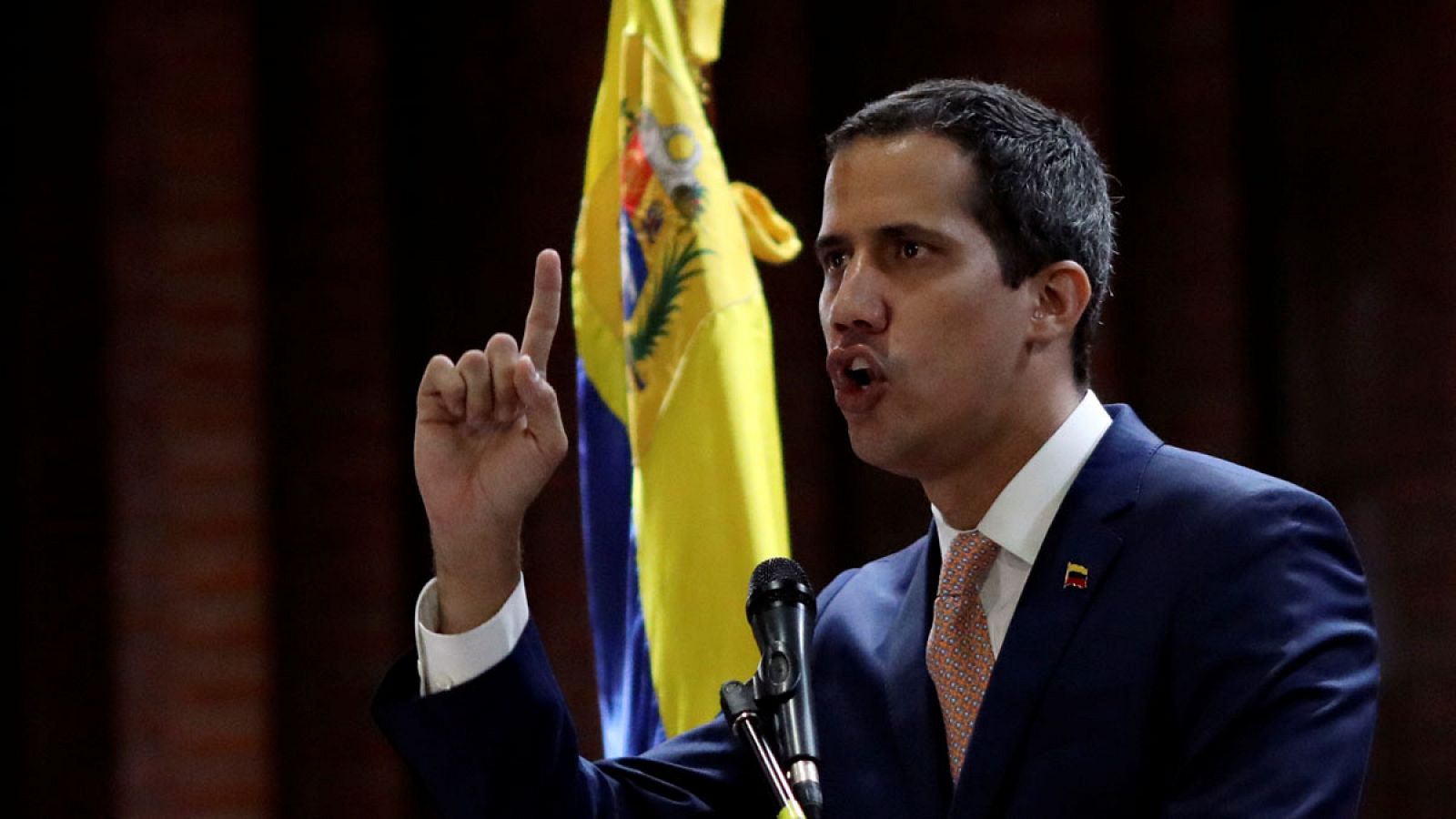 El líder de la oposición venezolana, Juan Guaidó