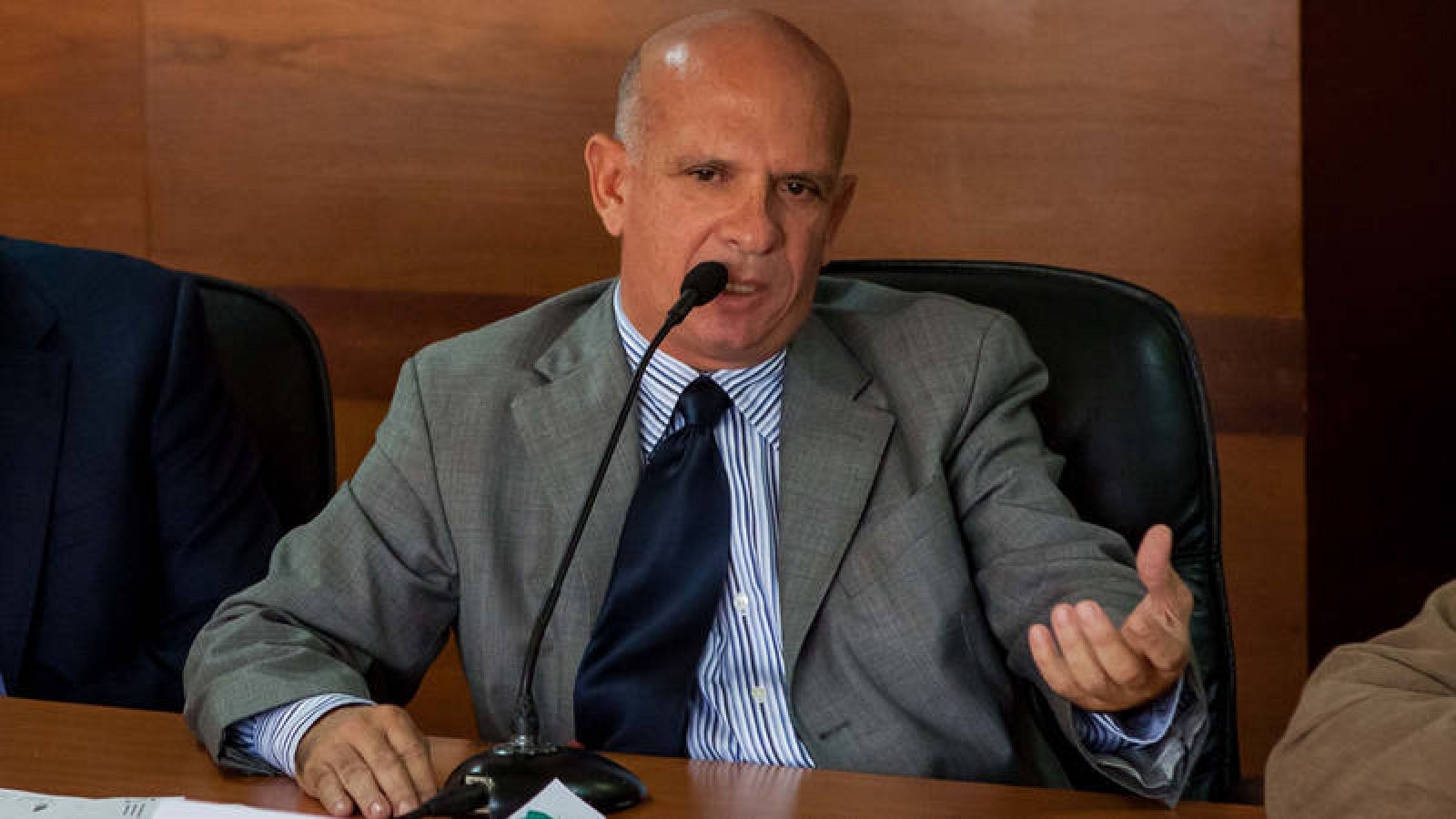 Fotografía de archivo del 27 de enero del 2016 del exjefe de contrainteligencia militar de Venezuela Hugo Carvajal