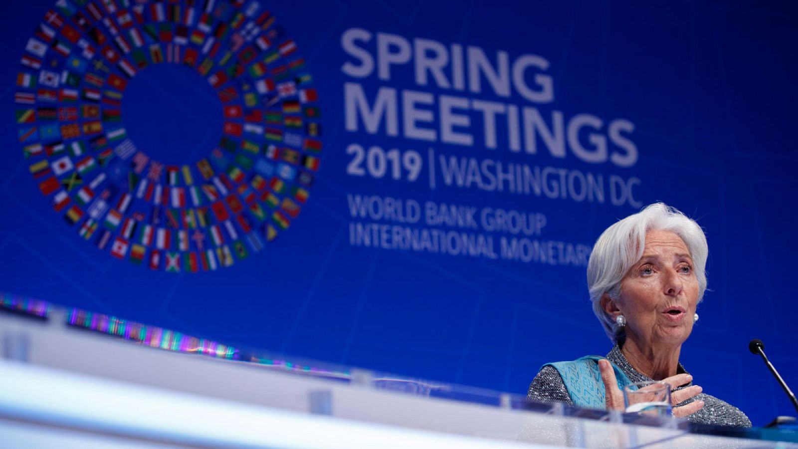 La directora gerente del FMI, Christine Lagarde