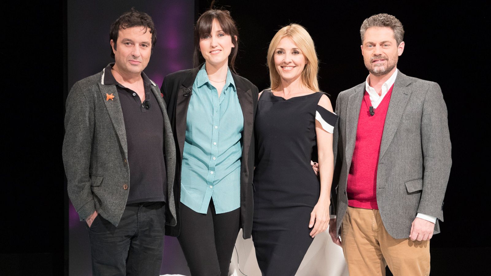 Cayetana Guillén Cuervo con Gonzalo Salazar-Simpson, Natalia Marín y Javier Rebollo