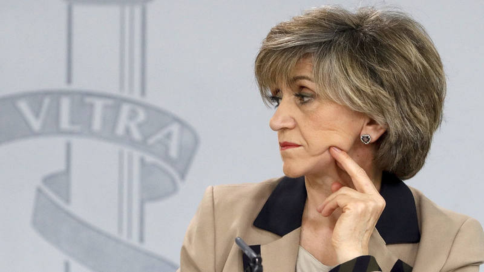 La ministra de Sanidad, María Luisa Carcedo