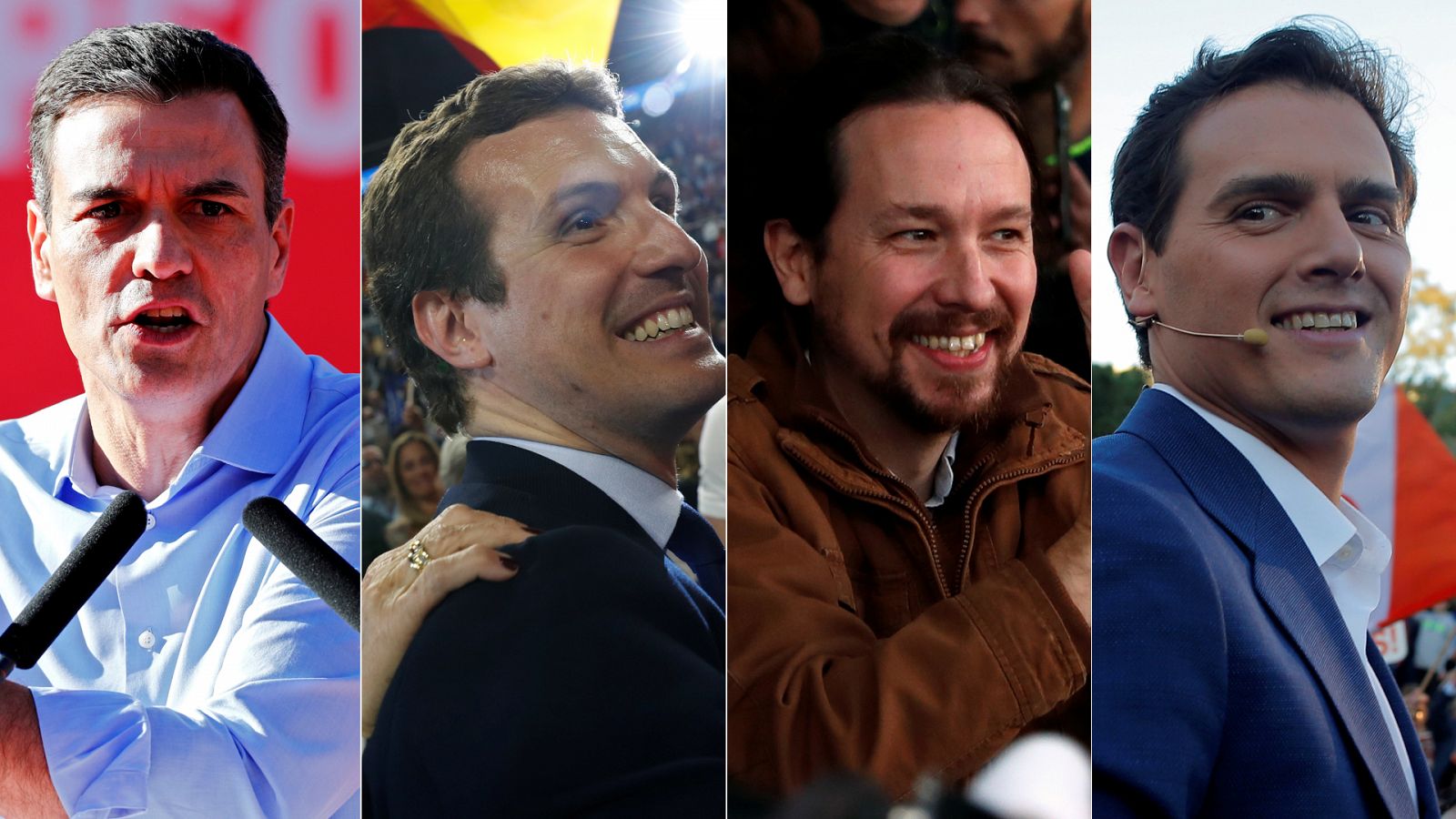 Los principales candidatos que compiten en estas elecciones generales 2019