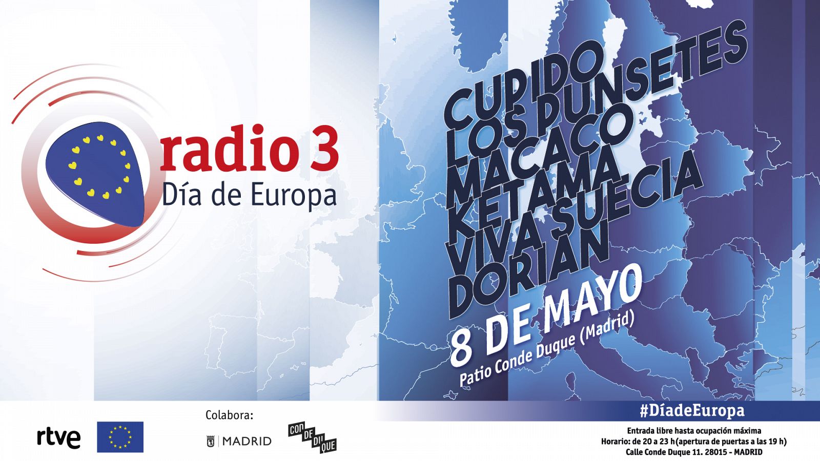 Cartel del concierto de Radio 3