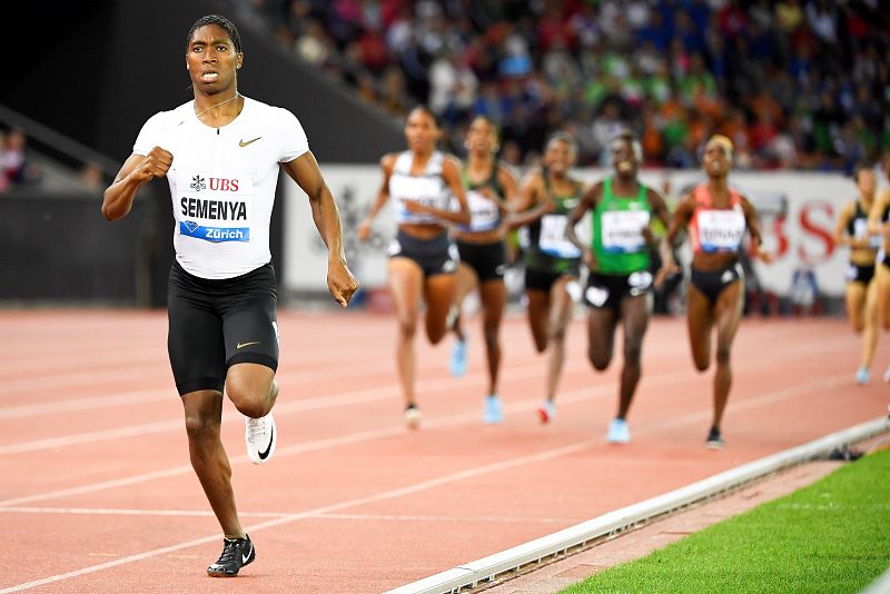 Semenya, en una carrera del año pasado