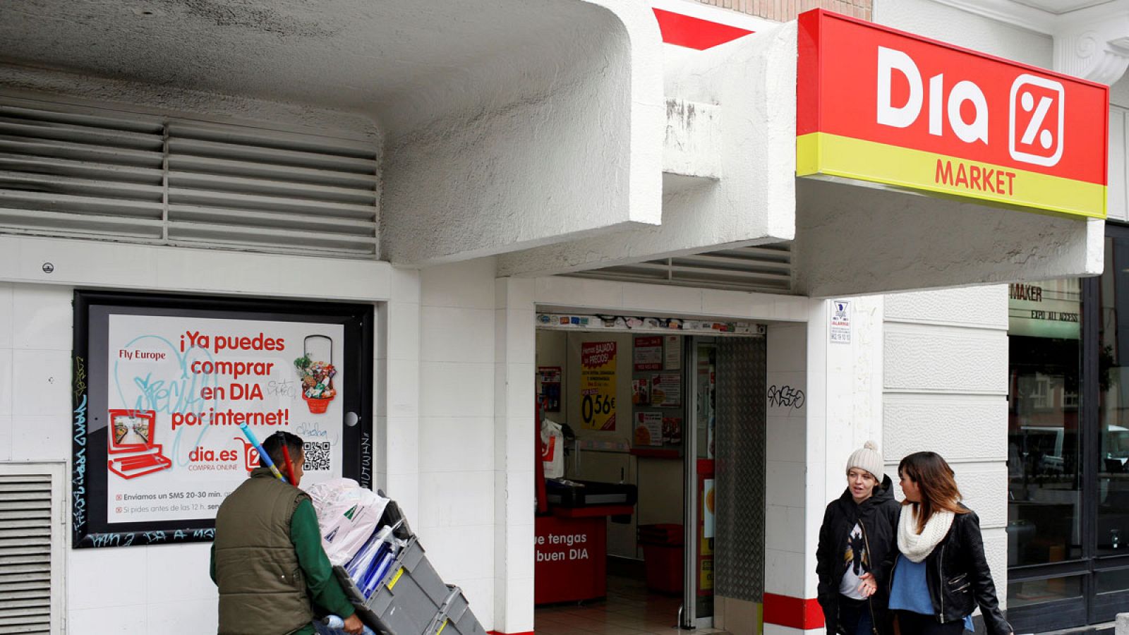 Un supermercado de la cadena Dia en Madrid