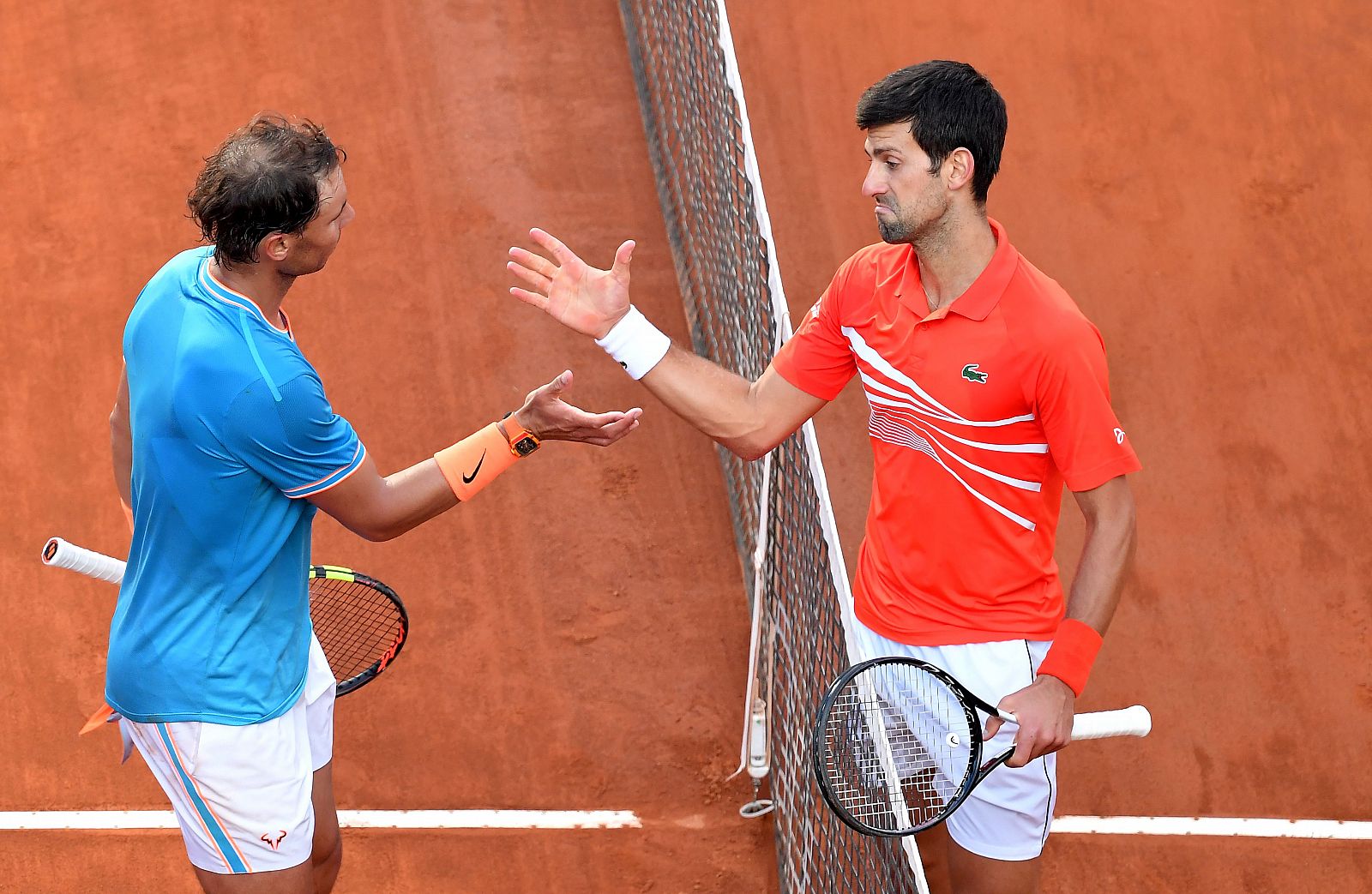 Rafael Nadal y Djokovic