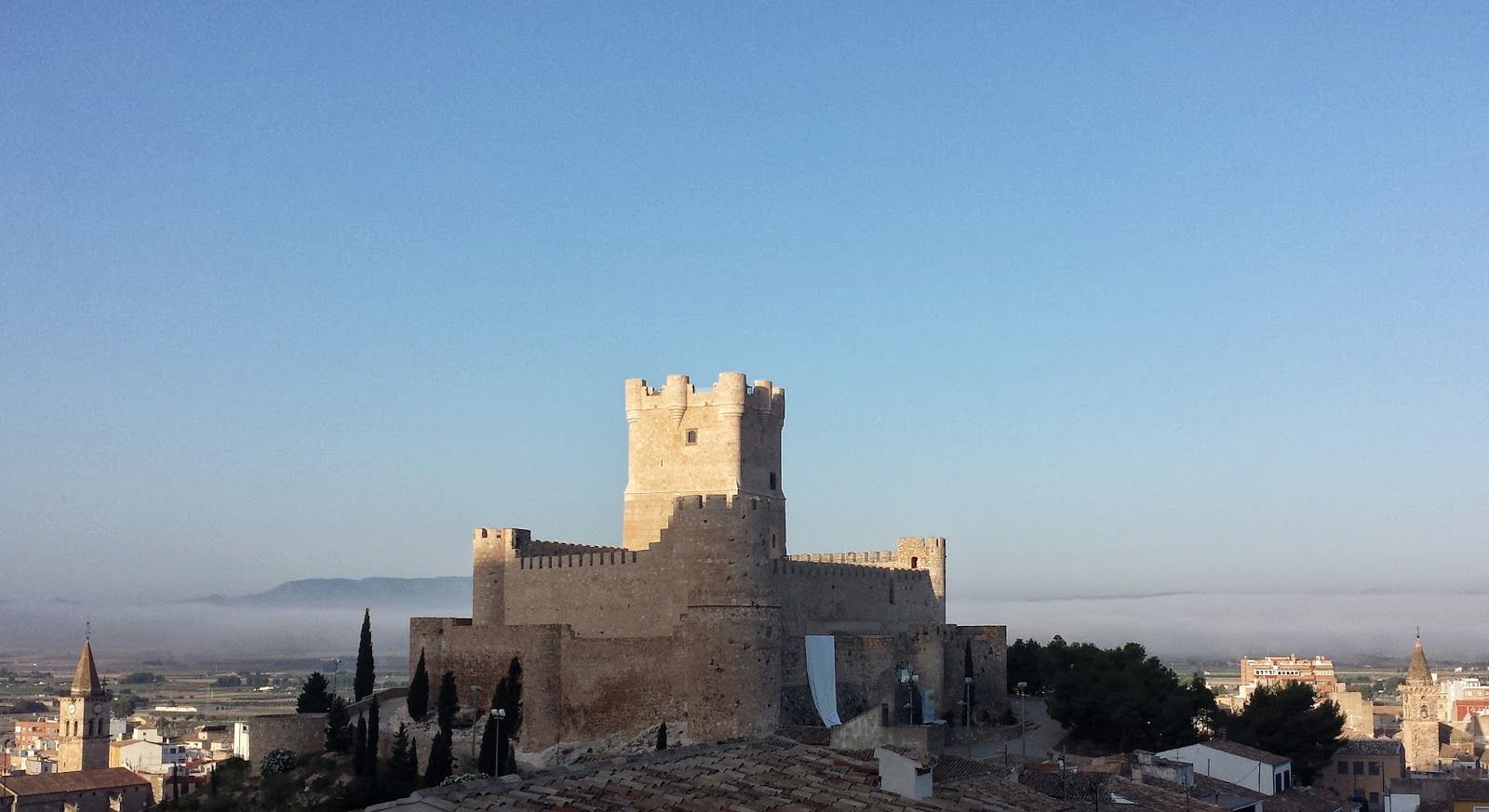 El Castillo de Villena, con su imponente torre del homenaje