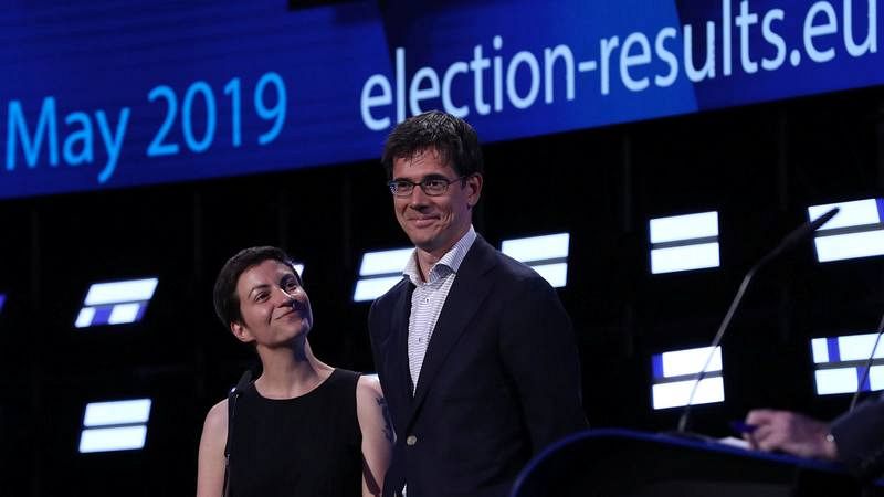Los líderes de Los Verdes, Ska Keller y Bas Eickhout