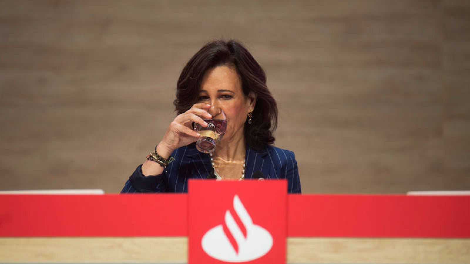La presidenta del Santander, Ana Botín