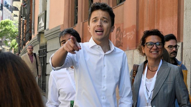 Íñigo Errejón el pasado domingo electoral del 26M