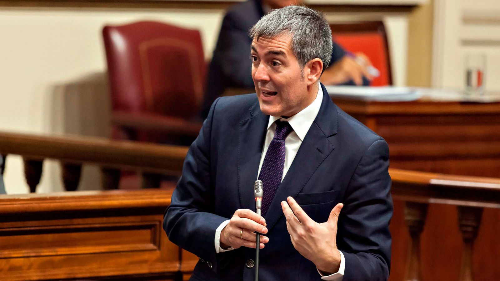 El presidente del Gobierno canario en funciones, Fernando Clavijo, en una imagen de archivo